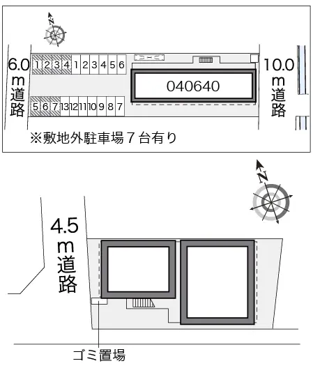 ★手数料０円★福山市木之庄町　月極駐車場（LP）